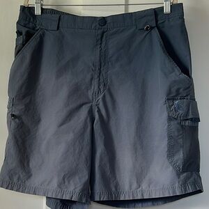 Reel Legends Men's Blue Cargo Shorts Size 38